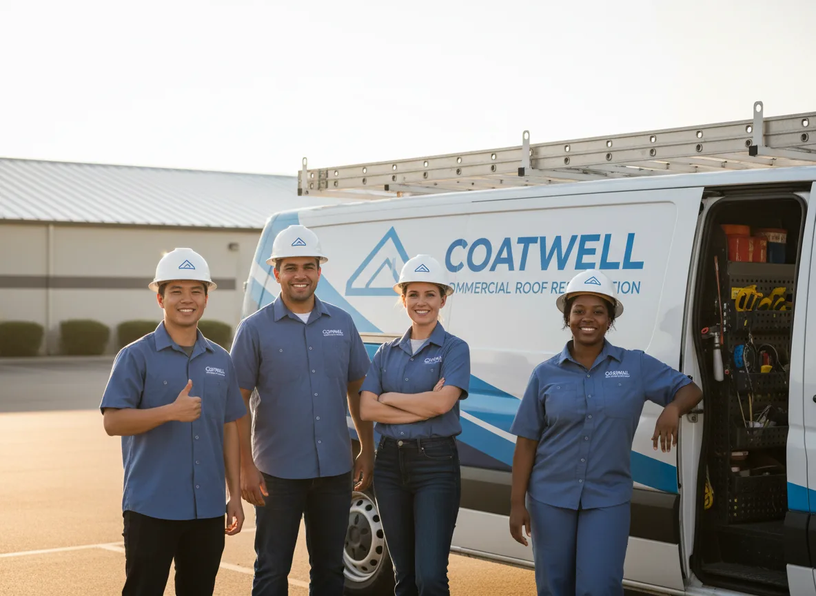 Commercial roof coating company in Pine Island, MN